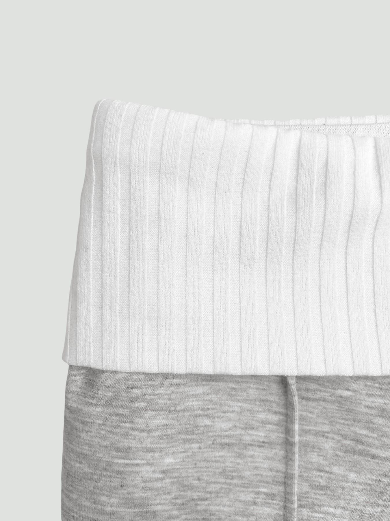 1 Piece Women’s Baggy Wide Leg Sweatpants - Ribbed High Waist Lounge Pants | Trendy Y2K Baggy Pants for Casual & Loungewear