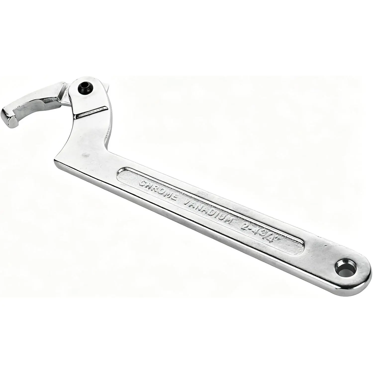 Chrome Vanadium C Pin Spanner Adjustable Hook Wrench, Square  51-121mm