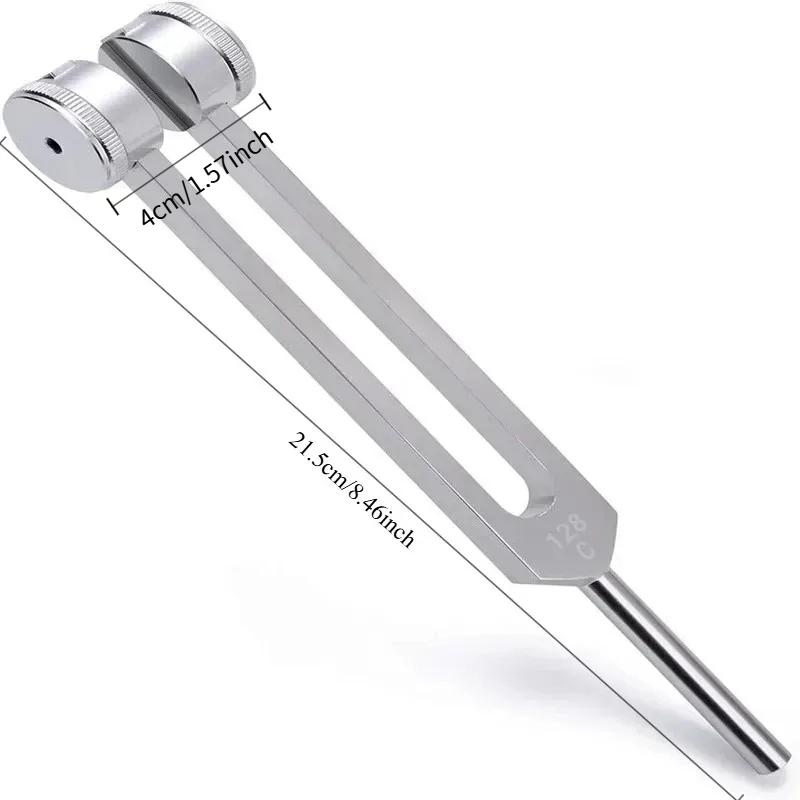 128/512Hz Therapeutic Tuning Fork Set Chakra for Sound Therapy Yoga Meditation Accessories Ear Cleaning Tools Ear Shaking Ear Cleaning Fork