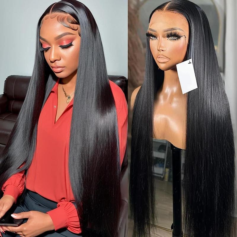 HD 13x6 Straight Lace Front Wigs Human Hair For Women Bone Straight Lace Frontal Wigs Pre Plucked Wig 180% Density TikTokShopBlackFriday