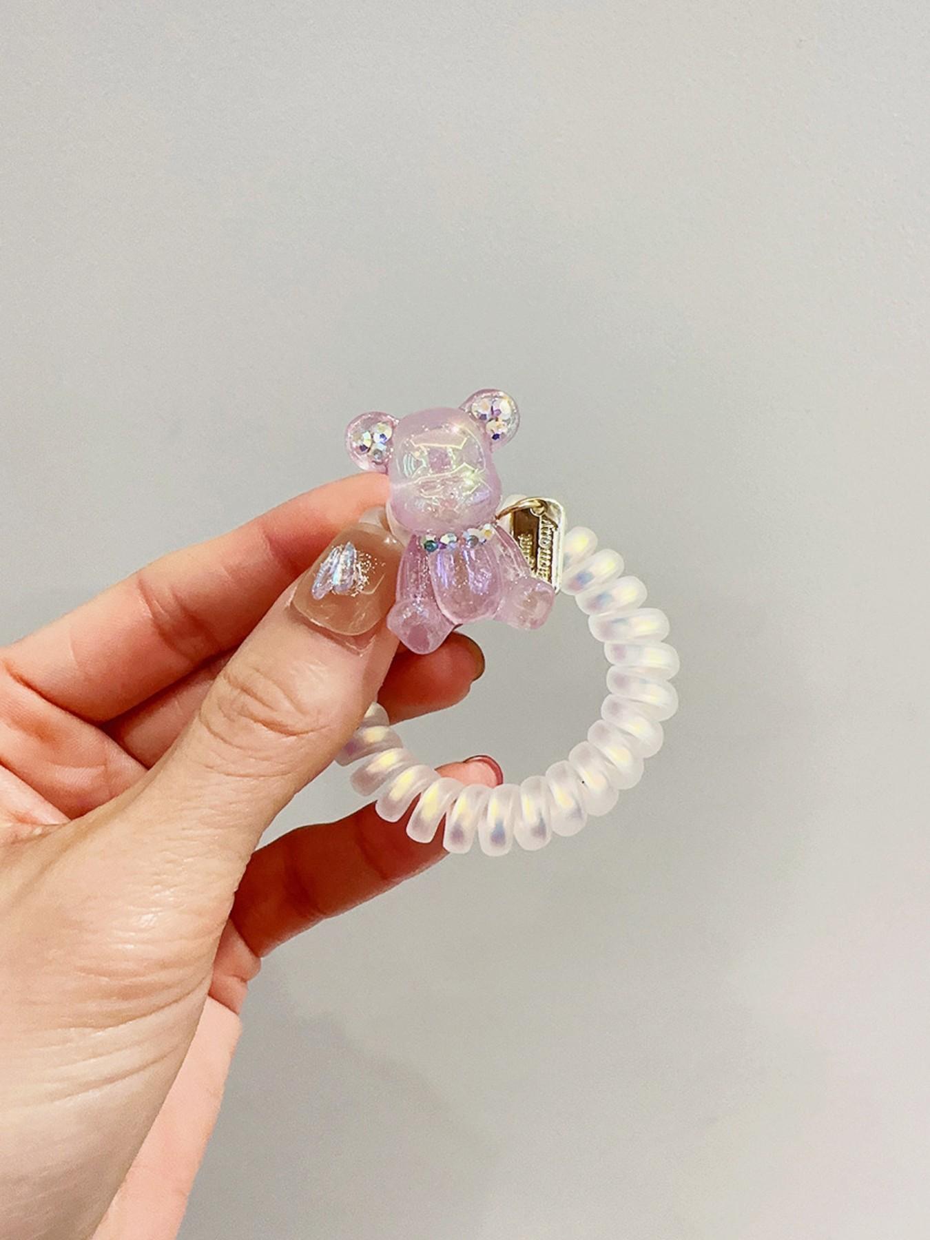 1 Piece Cute Hair Elastic Band for Women, High Stretch Durable Hair Tie, Simple New Design, Versatile Head Accessory, All Seasons