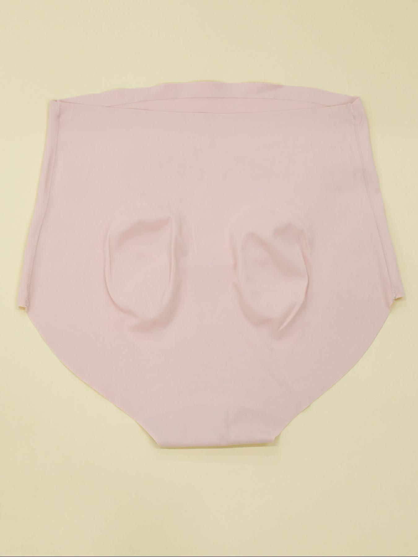 3 Pack High-Waisted Maternity Panties, Seamless Comfortable Supportive Underwear for Pregnancy, All Seasons Casual Plain Design, Maternity Clothes