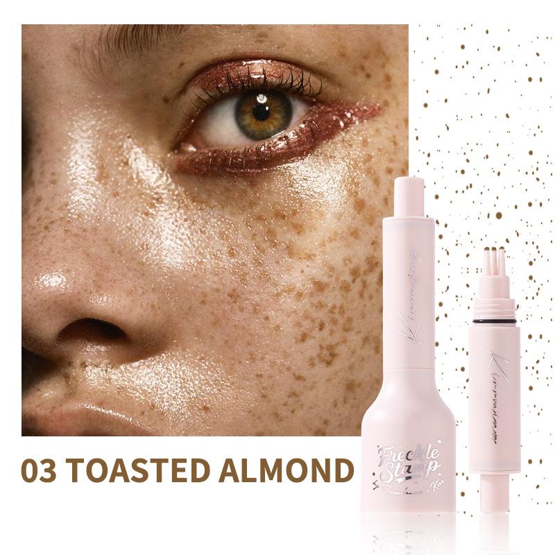 Waterproof Freckle Pen Makeup Stamp, Natural Looking Fake Freckles Marker, Sweatproof Dotting Pen for Women