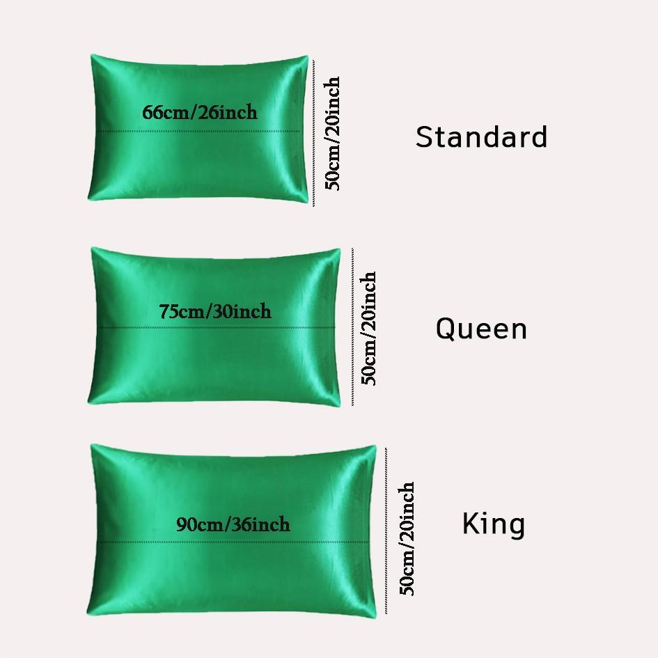 Luxury Satin Pillowcase for Hair & Skin, Cooling Silky Smooth Pillow Cover, Wrinkle-Free & Breathable, All-Season Comfort for Better Sleep, Bedroom & Travel Essentials, Great Gift for Women Men Teens