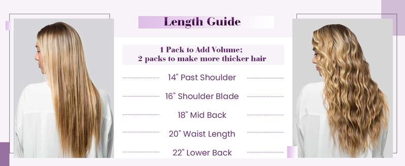 LaaVoo Seamless Clip in Hair Extensions Real Human Hair Invisible PU Weft 7 Counts Outdoorfun TikTokShopBlackFriday