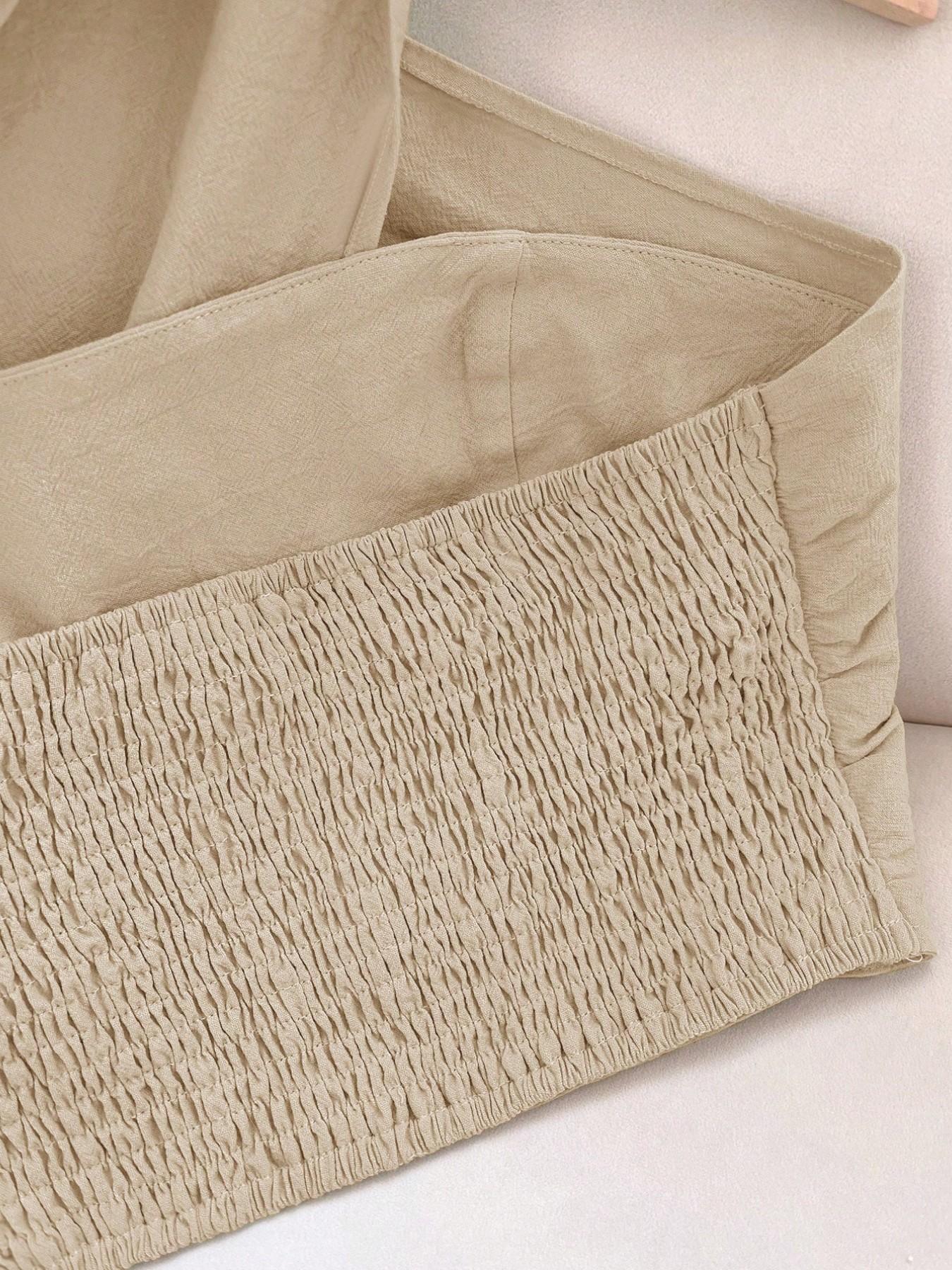 Women's Solid Color Short Cropped Sleeveless Cross Backless Halter Top, Adjustable Straps, Perfect for Vacation, Date Night, Party Wear