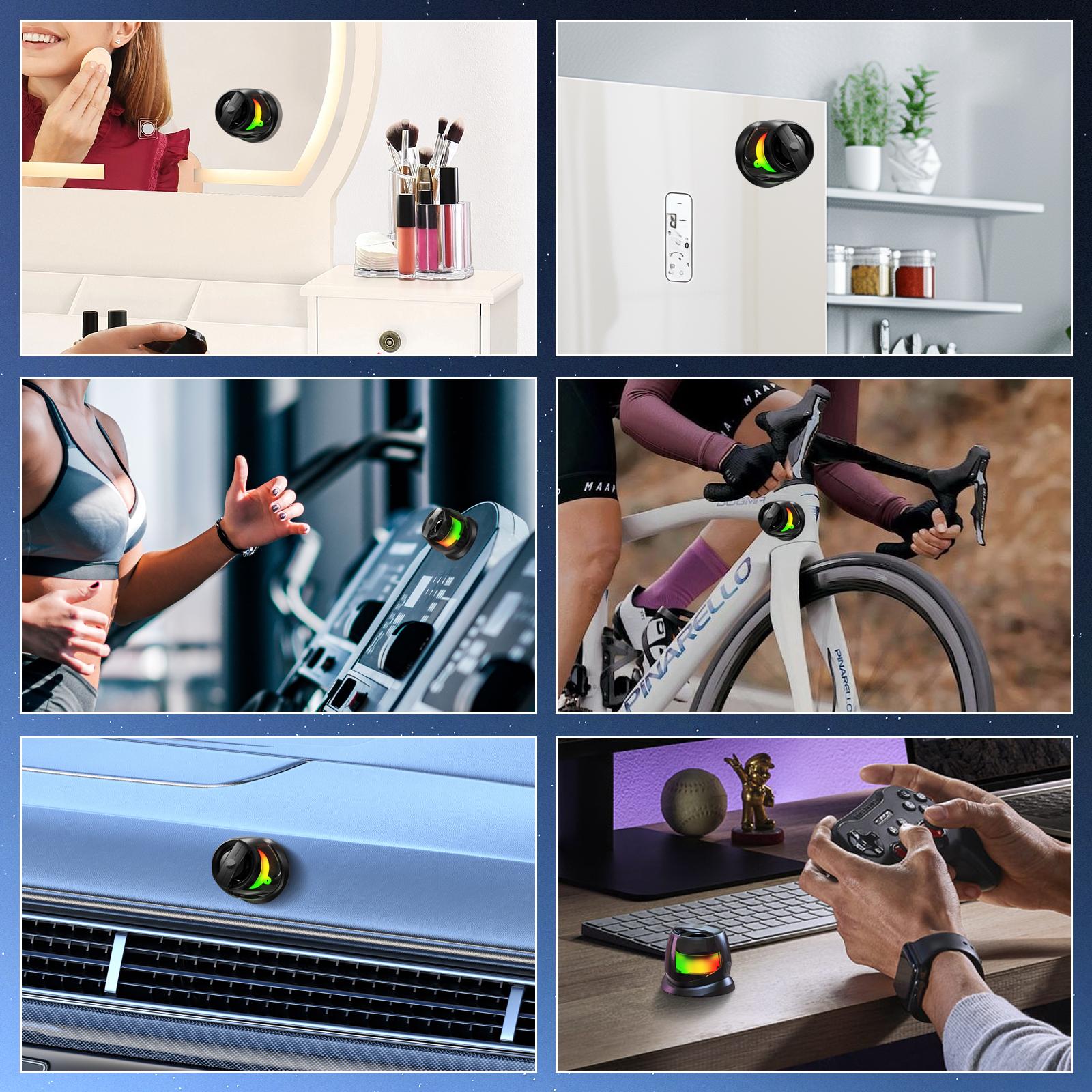 Dohelly Mini Bluetooth Speaker featuring RGB Lighting, 3D Surround Sound, HD Audio, Portable Wireless Design, Lasts up to 20 Hours, Perfect for Holiday Gifts, Home Gatherings, Outdoor Events, and Beach Celebrations