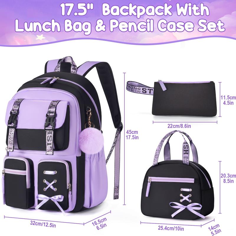 Product Introduction of Fimibuke Waterproof 3 PCS Backpack Set with Lunch Bag & Pencil Case – Lightweight School Bag Bookbag for Girls and Boys , Ideal for Elementary Middle High School Students dealsforyoudays 19