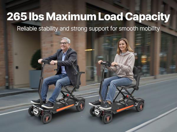 VEVOR 4-Wheel Electric Mobility Scooter for Adults Seniors, Integrated Automatic Folding Mobility Scooter with Remote Control, NFC Keys Long Range, 265LBS Loading Travel Wheelchair VEVOR 4-Wheel Electric Mobility Scooter for Adults Seniors, Integrated Automatic Folding Mobility Scooter with Remote Control, NFC Keys Long Range, 265LBS Loading Travel Wheelchair