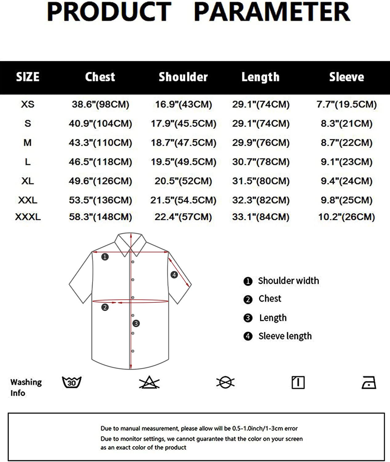 ZEROYAA Men's Fitted Cotton Linen Casual Short Sleeve Button Up Shirts Lightweight Beach Tops with Pocket