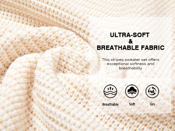 Tankaneo Womens Sweater Set 2 Piece Outfits Oversized 3/4 Sleeve V Neck Knit Tops High Waisted Shorts Lounge Sets Tankaneo Womens Sweater Set 2 Piece Outfits Oversized 3/4 Sleeve V Neck Knit Tops High Waisted Shorts Lounge Sets