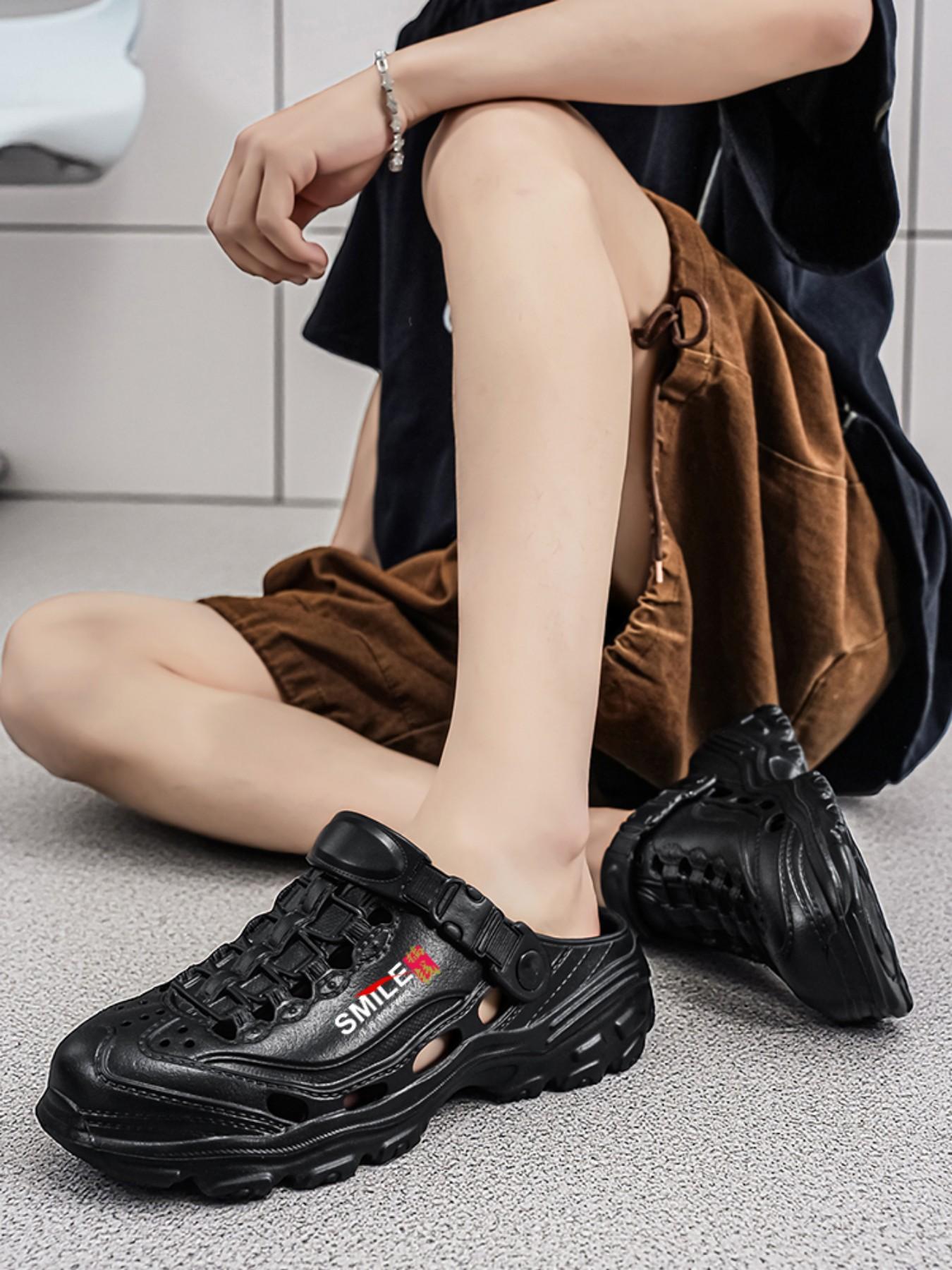 Men's Outdoor Sandals, Breathable Sport Slippers, Beach Shoes, Non-Slip Hiking Footwear, Casual Garden Shoes, Men's Comfortable Flip Flops