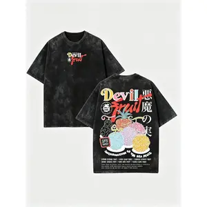 [COLLECTION] Devil Fruit One Piecee Washed Tee Anime Graphic Shirt Mera Mera no Mi, Gomu Gomu no Mi, Ope Ope no Mi Vintage Manga Streetwear Shonen Otaku Core T-Shirt Heavyweight Cotton, one piece merch Casual Love, Stylish