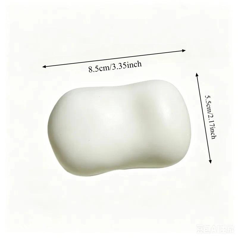 Soap Crunchy Ball Squishy Soap Stress Ball Fidget Toy Stress Relief Fidgets Crunchy Squeeze Ball Round Blocks Filled ASMR Anti Stress Toys for Adults Sensory Fidget Gift Fidget Balls