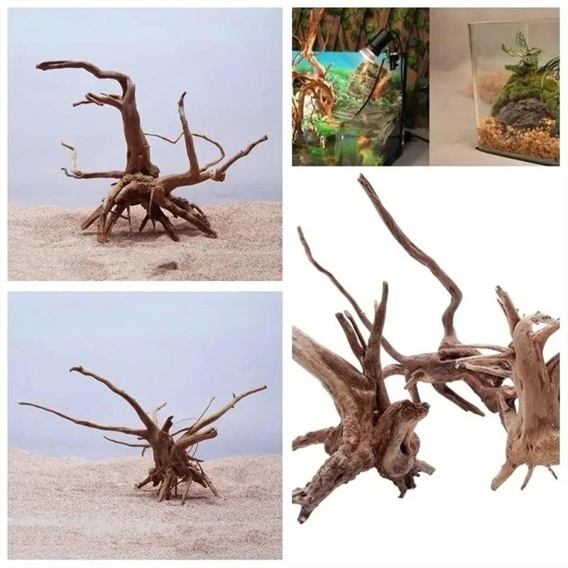6p15-20 feet Halloween natural sunken wood azalea root dead wood trunk micro landscape creative reptile tank fish tank decoration aquarium decoration