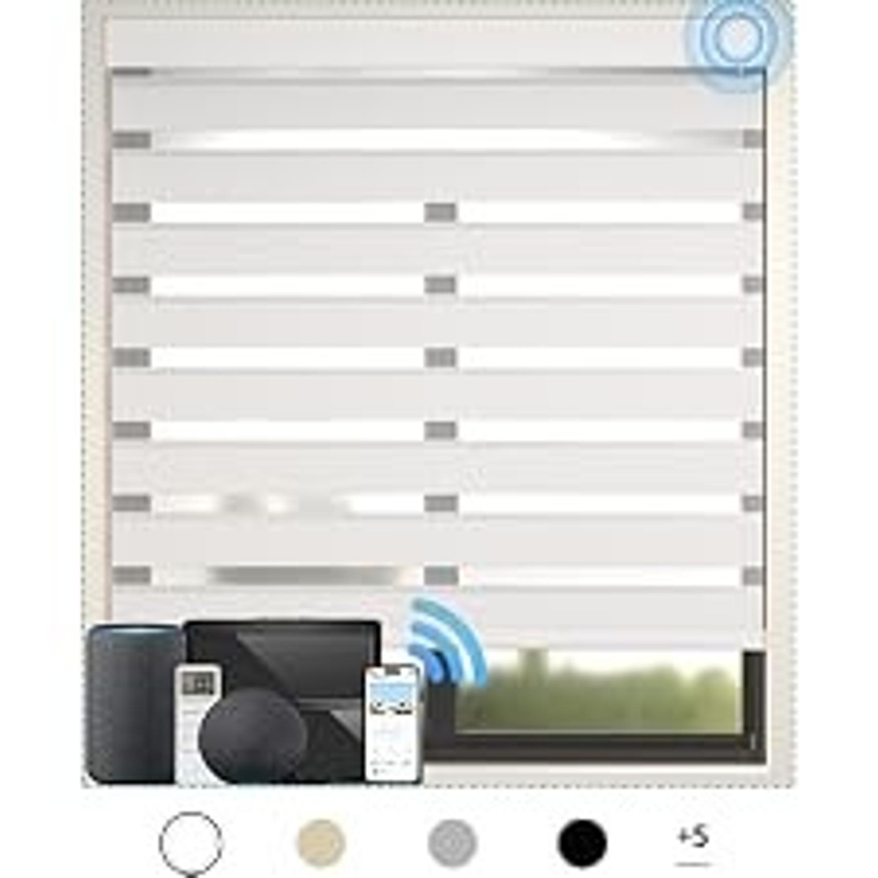 Custom Cordless Blackout Cellular Shades for Windows, Honeycomb Window Shades with Thermal Insulation, Child & Pet Safe Room Darkening Shade, Easy Install, Custom Size, White
