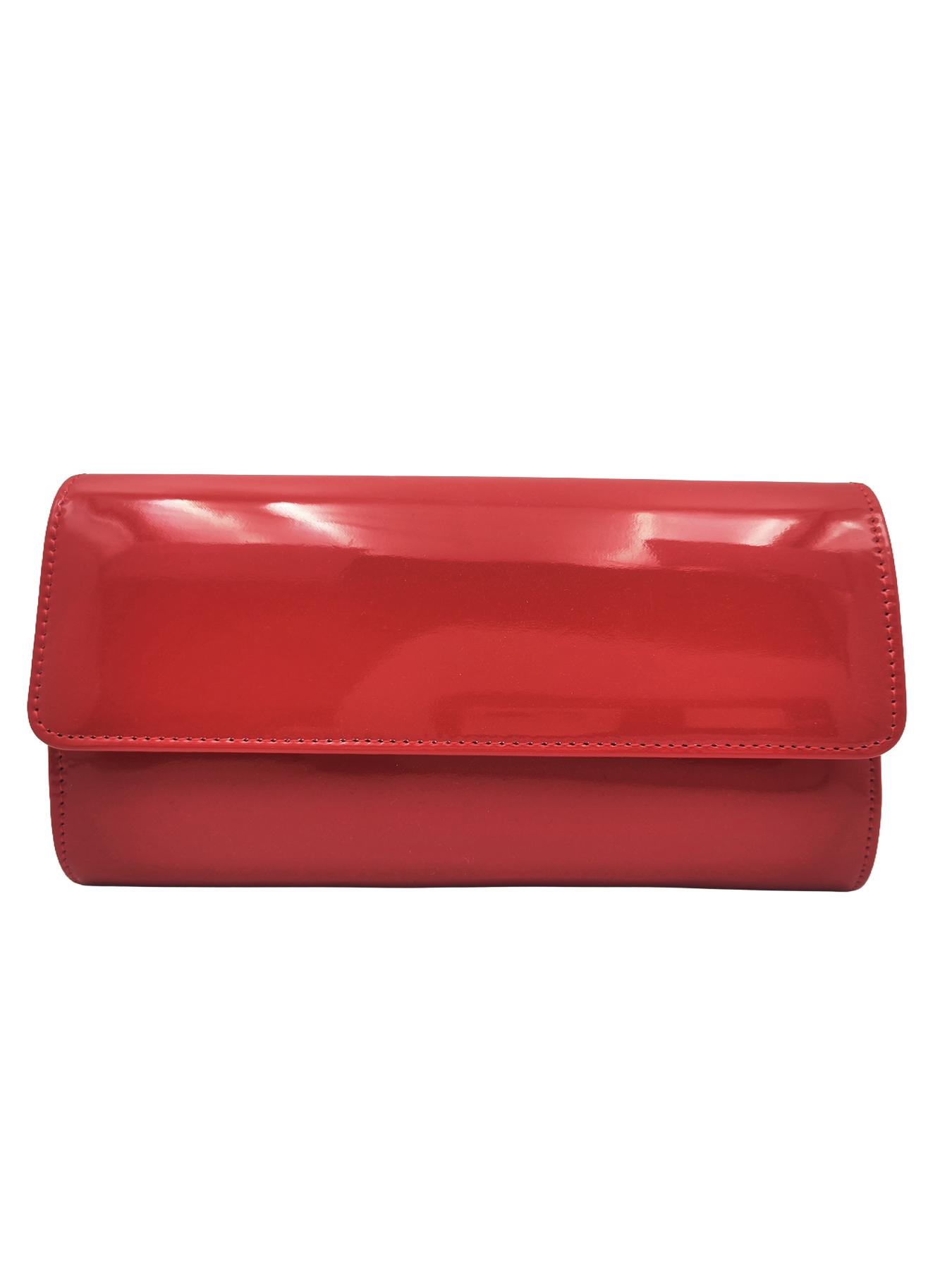 Elegant Solid Color Women's Patent Leather Envelope Clutch Bag, High-End Evening Handbag, Magnetic Closure, Perfect for Parties, Weddings, Birthdays