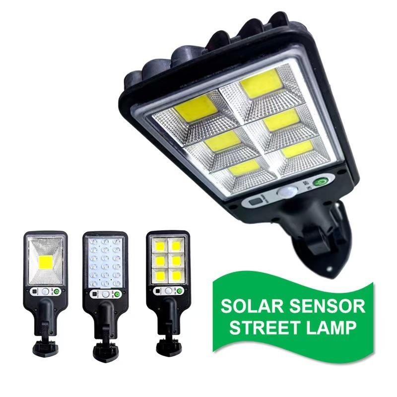 Solar-powered lighting outdoor garden lamp, motion-sensing road lamp, household integrated wall lamp, rechargeable lamp, street lamp