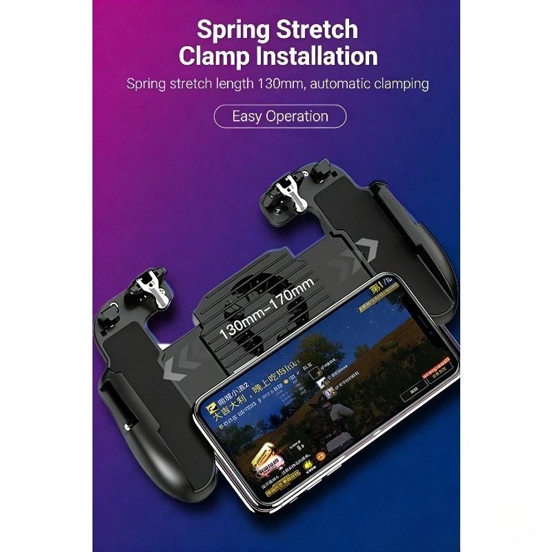 Mobile Game Controller Set, Ergonomic Grip Comfort, E-Sports Style Auxiliary Shooting Operation, Suitable for Smartphone Gamers