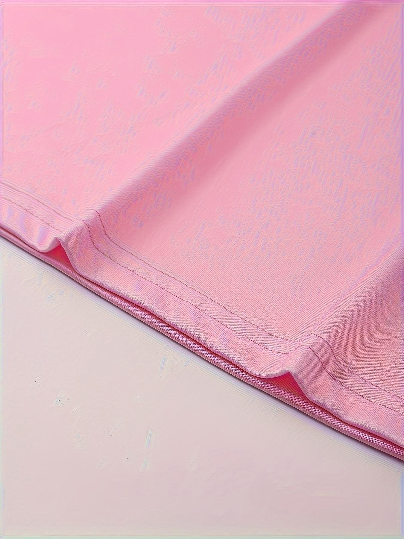 Silky Fiber Pajama Set, 95% Polyester & 5% Elastane Blend, Short Sleeve Round Neck Shorts, Heart Butterfly Patterns, Spring Summer Fall Wear, Loungewear