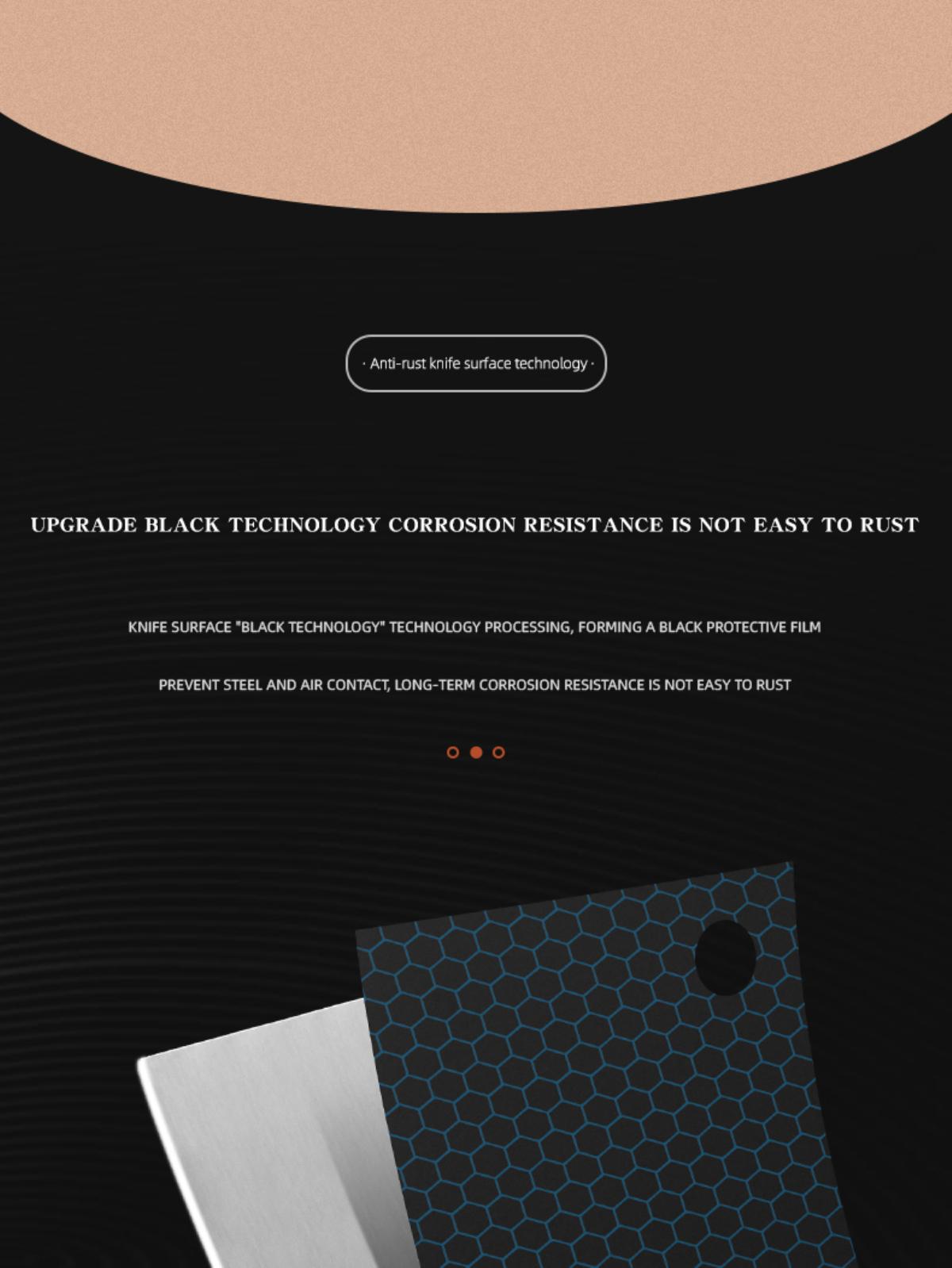 CRANEKIT Vegetable Knife - Ultra-Fast Sharp Chopping Knife for Vegetables, Bone, and All-Purpose Use in Kitchen