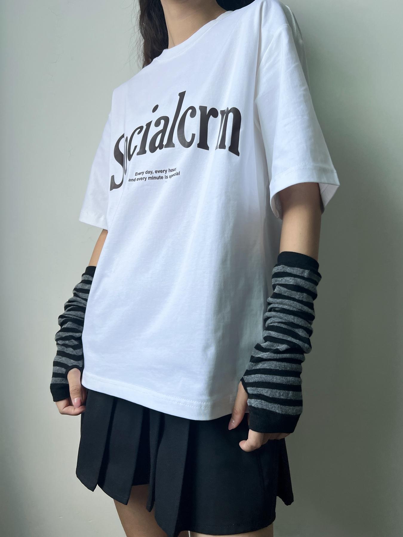 Women's 1 Pair Colorblock Striped Pattern Fingerless Gloves, Fashion Cute Casual Cozy Gloves for Daily Outdoor Wear, Women's Clothing Accessories for Summer Spring Fall