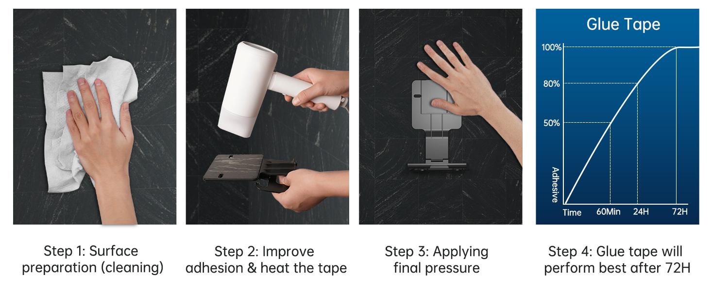 Shower Mirror Fogless for Shaving with Squeegee to Keep Clean or Remove Foggy Mess, Fogless Mirror for Shower Two Mounting Solution, Dimmable Lighting