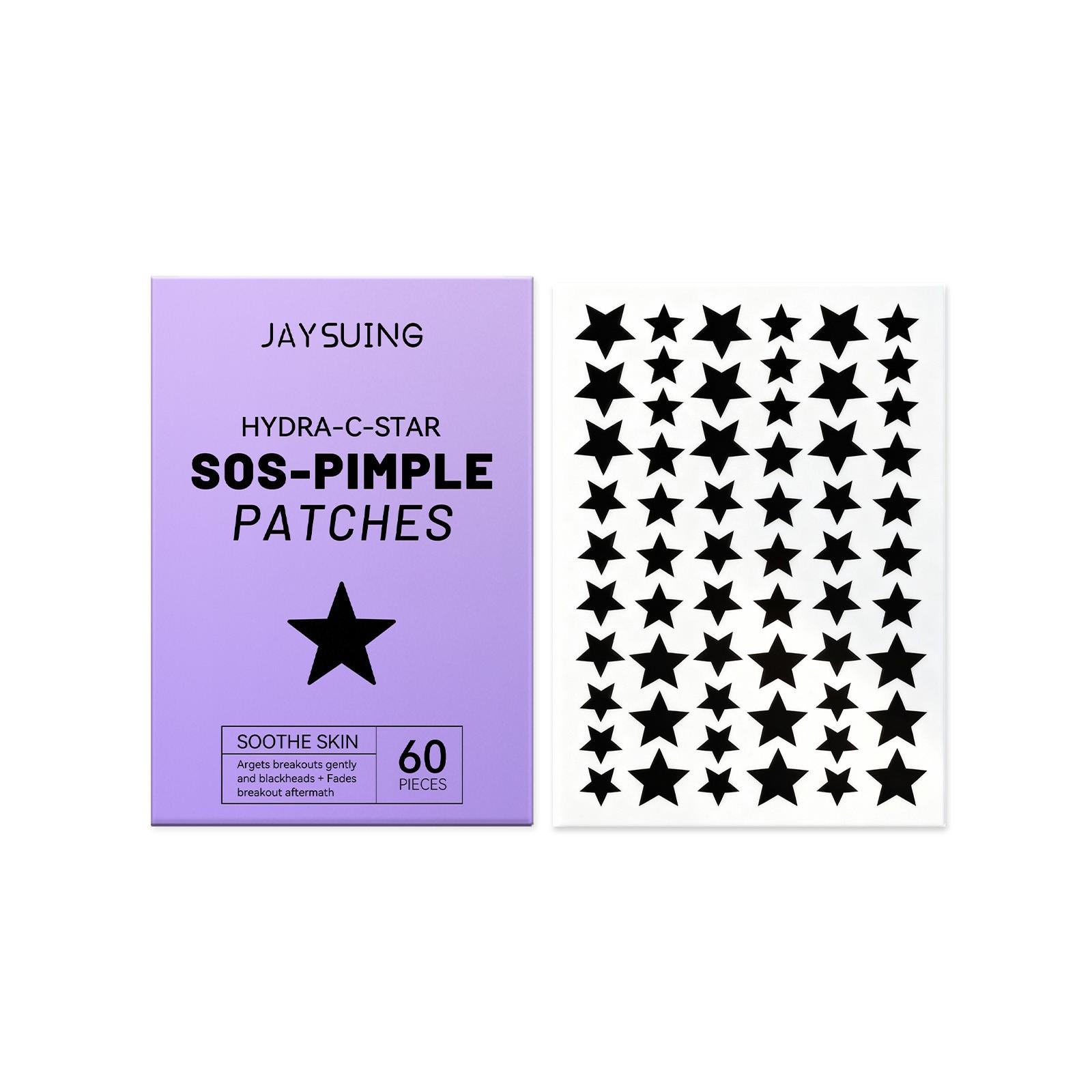 Jaysuing Star Acne Patch | Cute Star Design Covers Acne & Gentle Care for Blemish Skin