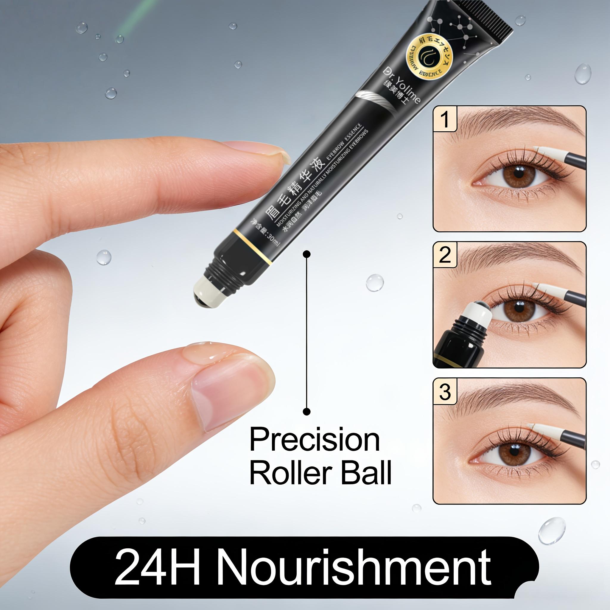 Eyebrow nourishing essence thick and slender mascara, suitable for both men and women, suitable for sparse or broken eyebrows, containing natural ingredients to help absorb, waterproof and durable wild eyebrow cream
