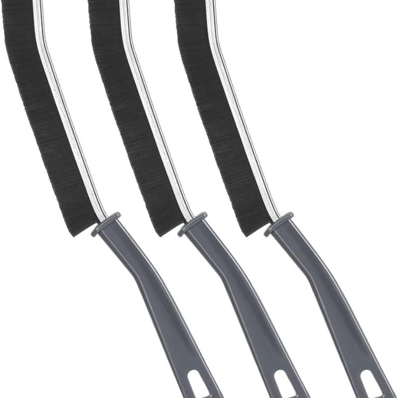 3-Piece Multi-Functional Gap Cleaning Brush Set, Effective Bathroom & Kitchen Cleaner, Compact Brushes for Sinks, Bathtubs, Toilets