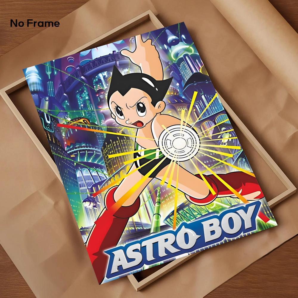Anime A-Astro Boys Poster HD Waterproof Art Poster for Home, Bar & Café Decor | Fade-Resistant, Non-Sticky, Vibrant DIY Wall Print Perfect Decorative Poster for Office & Living Room
