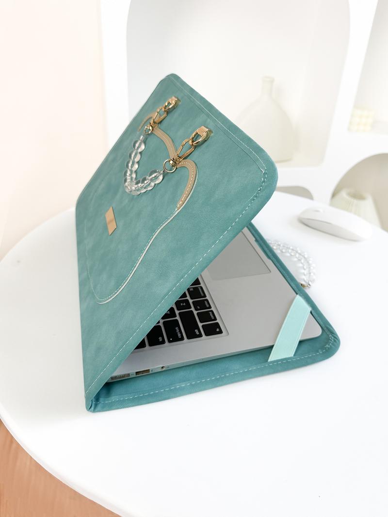 Cute Blue Commuter Laptop Bag, Laptop Sleeve, High-End Feel Notebook Protector Case, Stylish Handheld Computer Cover, Perfect for Daily Use