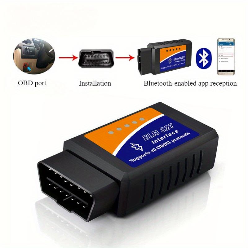 Wireless Obd2 Scanner, Car Diagnostic Scanner, Full System Scan & Emission Test, Real-Time Data Analysis Via Android & iOS, No Battery Needed, Durable Design