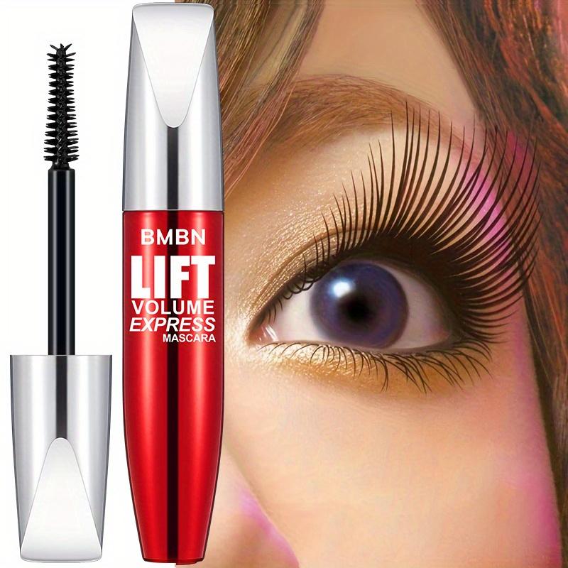 4D Volumizing Waterproof Mascara, Long-Lasting Black, Smudge-Proof & Clump-Free for Volume & Length