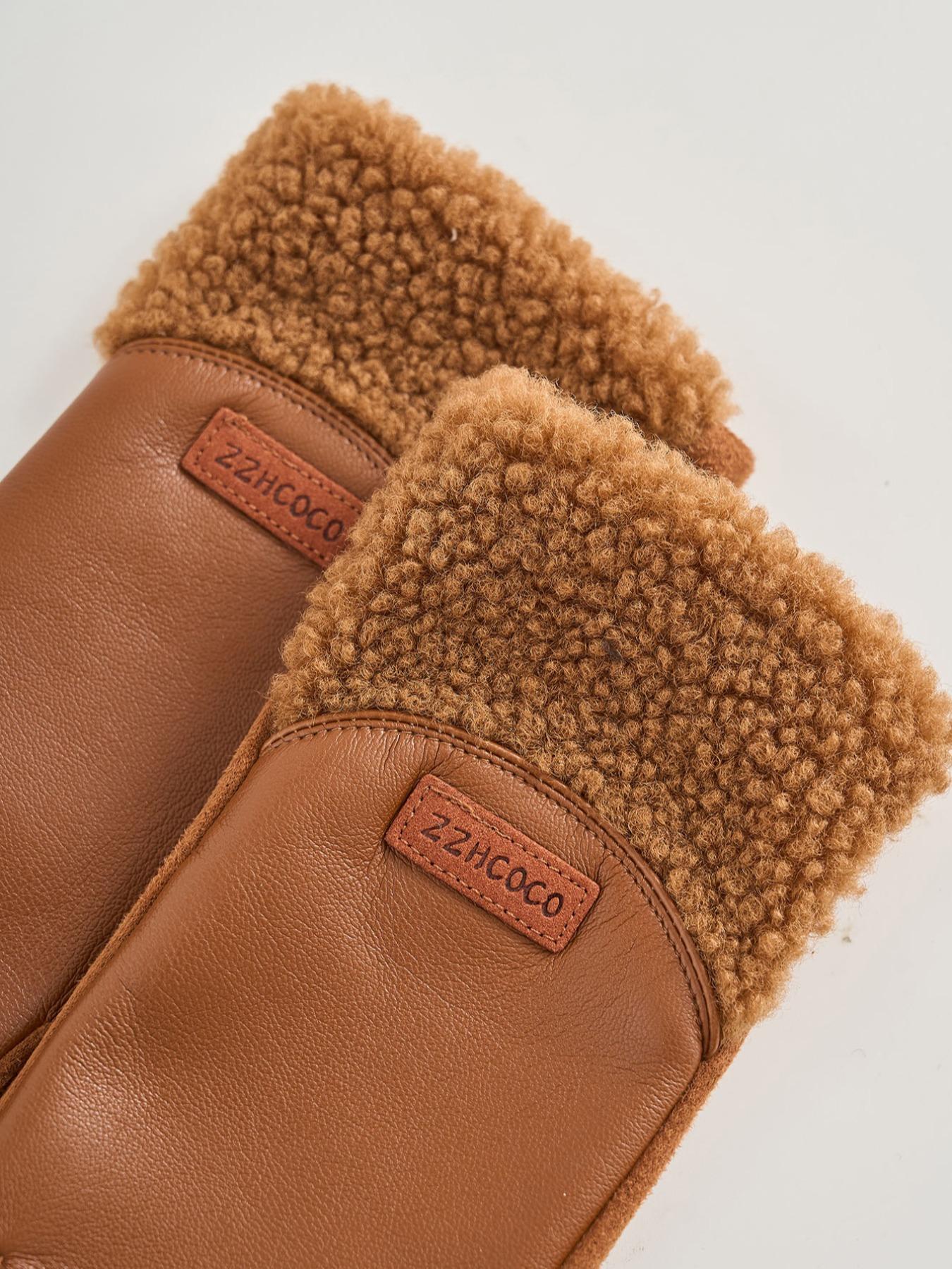 Winter Thermal Gloves for Men & Women, Touchscreen Waterproof Windproof Cycling Gloves, Thick Fleece Lined Outdoor Motorcycle Gloves, Motorcycle Riding Gloves