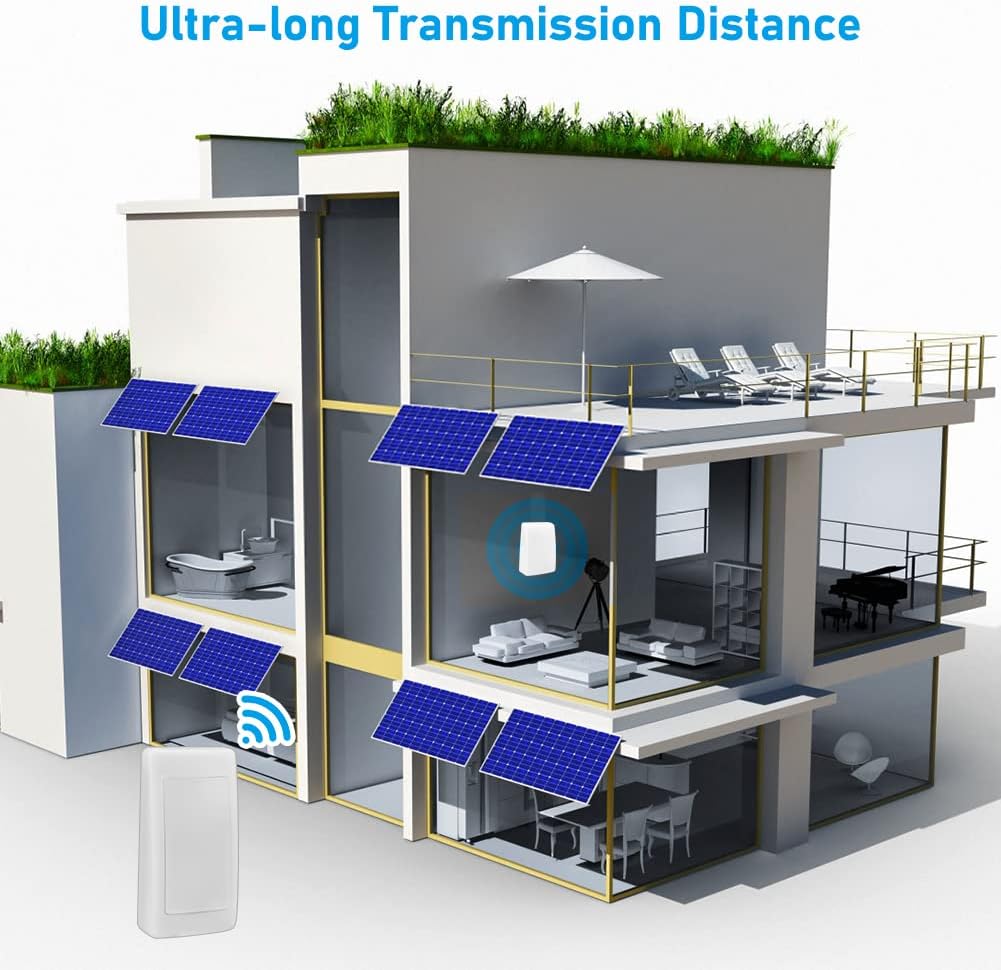 7 Color Lights Flash with Music Doorbell, Doorbell, Hard of Hearing Favorite Music, Ring Doorbell Wireless with Sound LED Flash Door Bell for Home