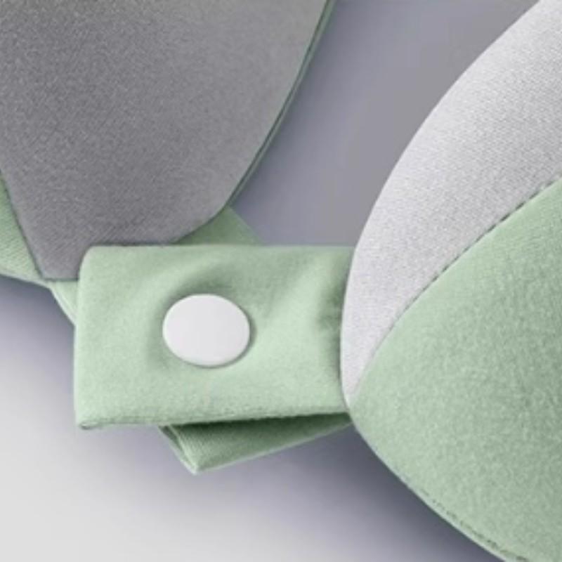 Portable cervical pillow, suitable for travel and home | Ergonomic design, compact and easy to store, comfortable sleep, suitable for desk, car and long-distance flights, slow rebound, machine washable pillowcase
