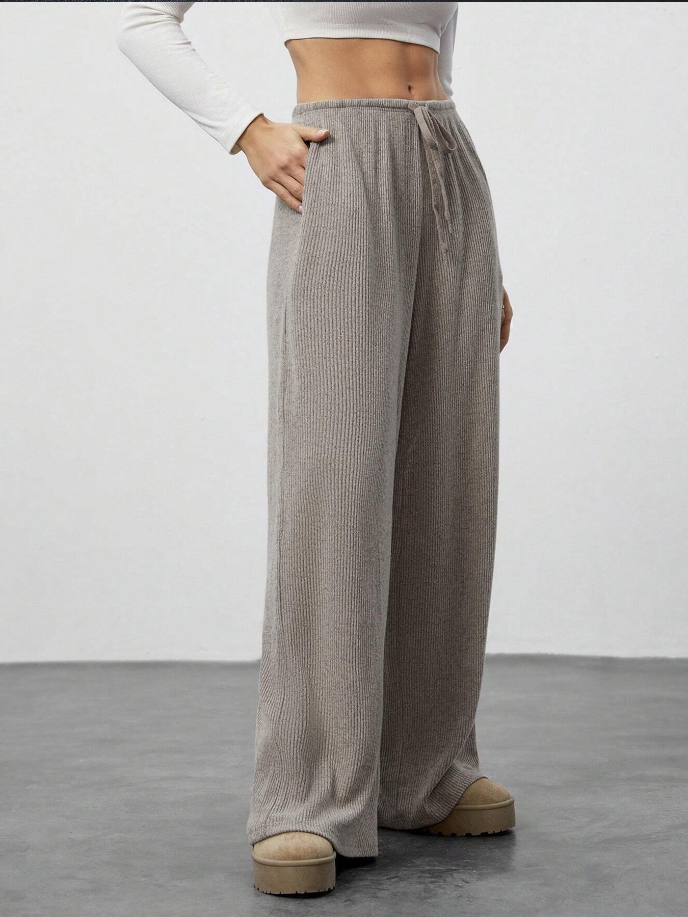 High Waist Comfortable Wide Leg Casual Jogging Pants, Versatile Athletic Trousers for Relaxed Fit, Ideal for Everyday Wear, Wide Leg Sweatpants