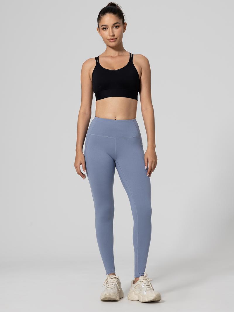 CHRLEISURE fitness legging 5-piece set High Waisted Sports Leggings with Pockets for Women - Soft Athletic Tummy Control Pants for Running Cycling Yoga Workout Leggings yoga legging