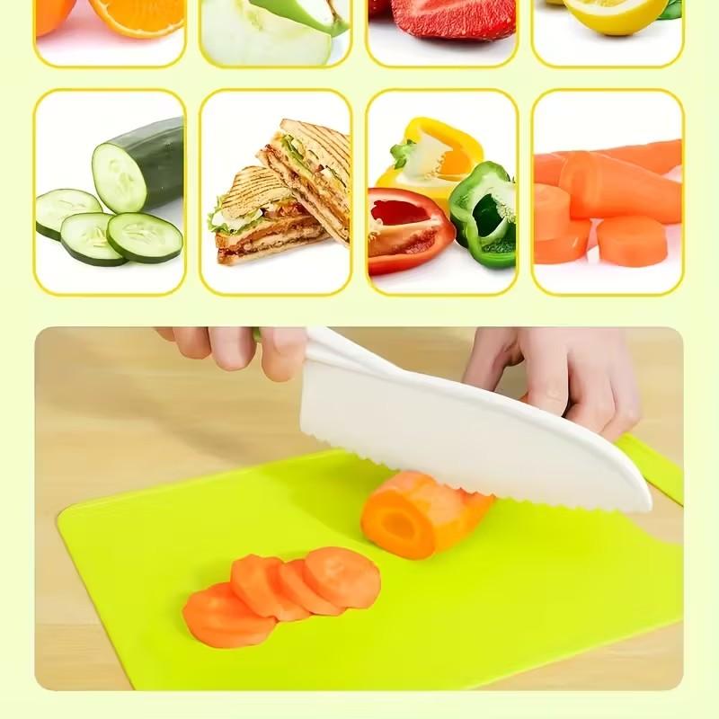 13-Piece Kids Kitchen Wooden Tool Set Play Kitchen Accessories Includes Cutting Board Sandwich Cutter Peeler Perfect Real Cooking Gift for Toddlers Birthday Present Kitchen Pretend Play Set