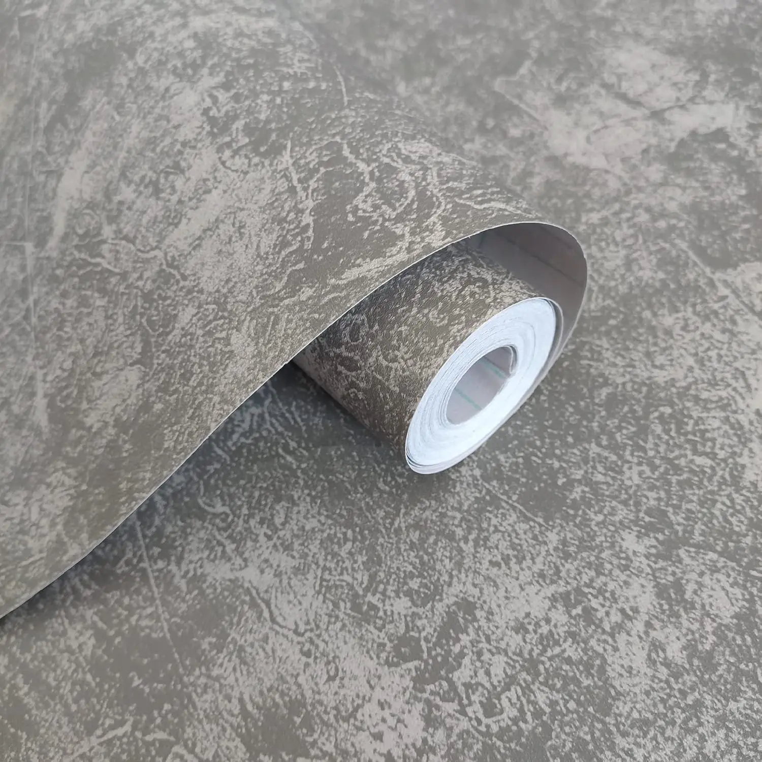 Modern Industrial Style Concrete Peel-And-Stick Wallpaper, Waterproof Texture Wall Sticker, Removable Self-Adhesive Wall Paper for Bedroom, Living Room, Bathroom