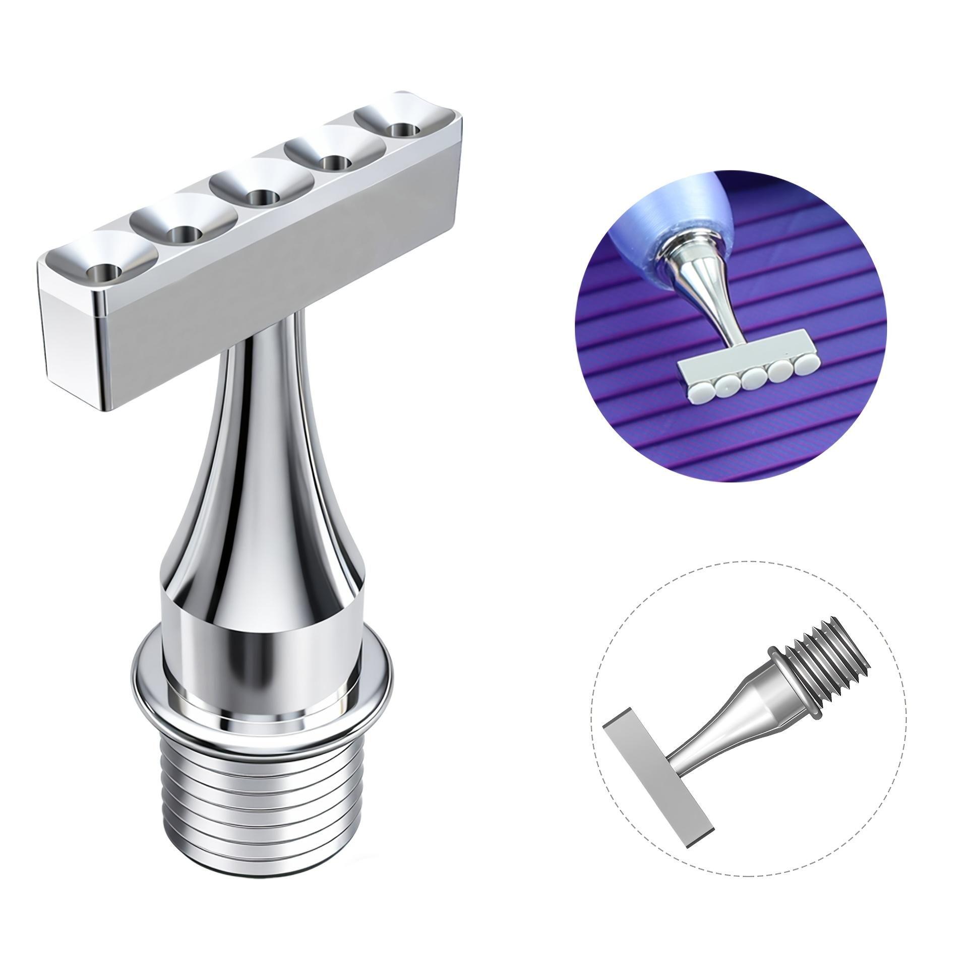 Stainless Steel Screw Multi-Functional Durable Material Vacuum Diamond Painting Replacement Head Set, Compatible with Most Vacuum Diamond Pens, Diamond Art Tools