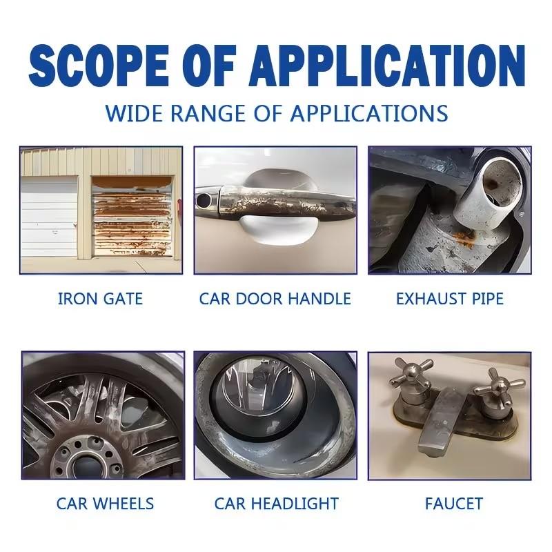 Complete Metal Polish Kit, Universal Metal Polishing Agent, Quick Chrome Stainless Steel Painted Metal Shine Restorer, Sponge Included, Jokjok Brand