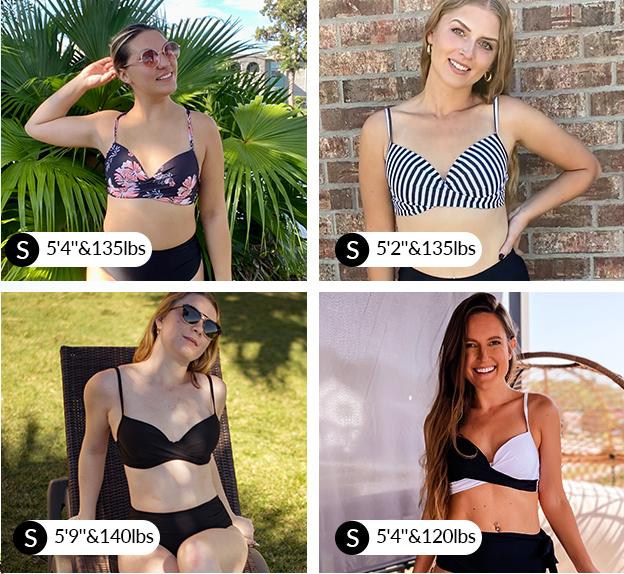 Aqua Eve Women Underwire Bikini Top Only Push Up Swim Top Bra Swimsuit Tops Padded Bathing Suit Top