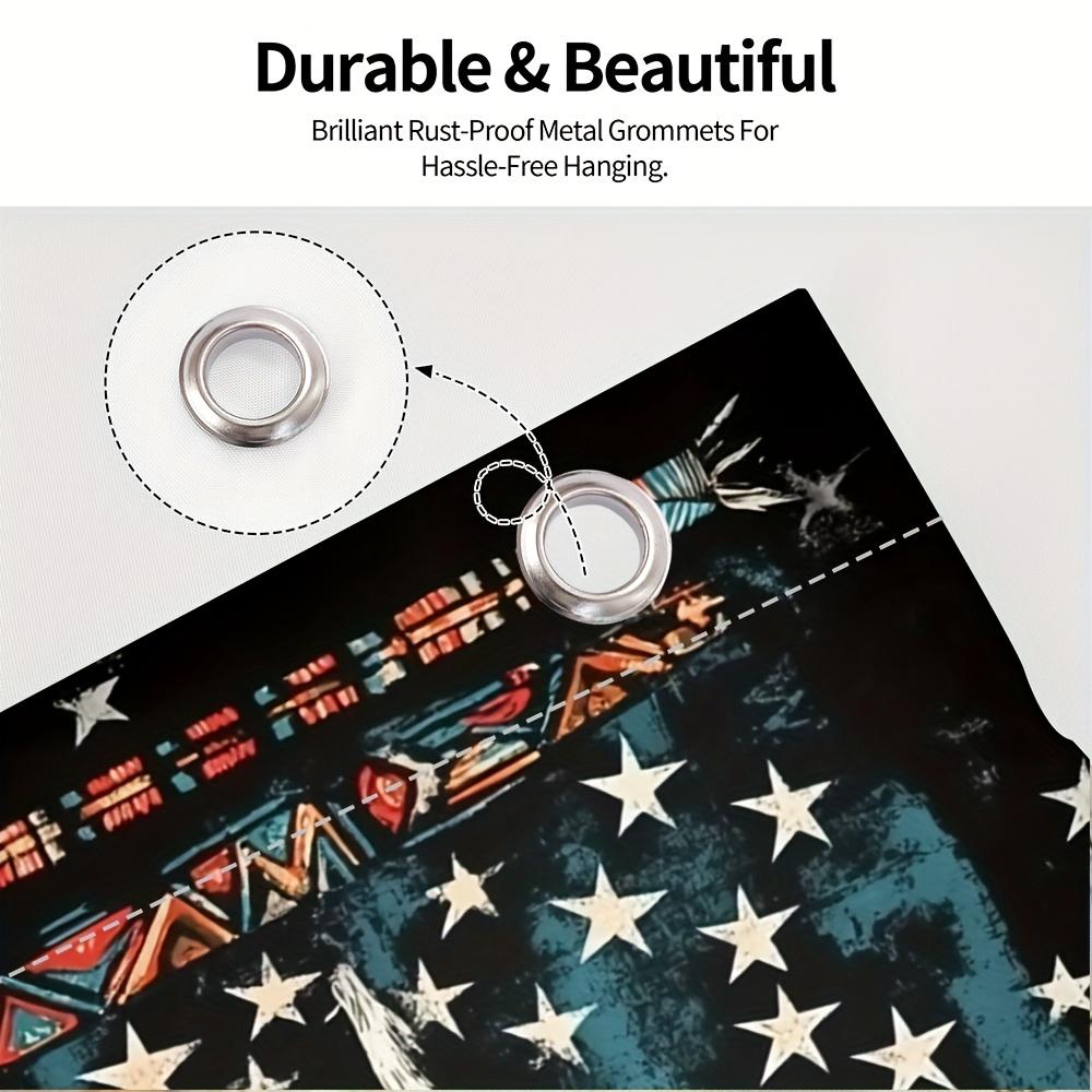 1pc, Modern Art Flag, Local American Tribal Pattern, 100% Polyester, Design for Outdoor Events, Parades, Competitions And Home Decor