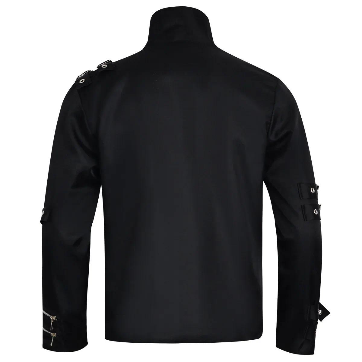 Rare MJ Michael Jackson Black Slim BAD Jacket Costume Clothing for Man Adore Stars Impersonator