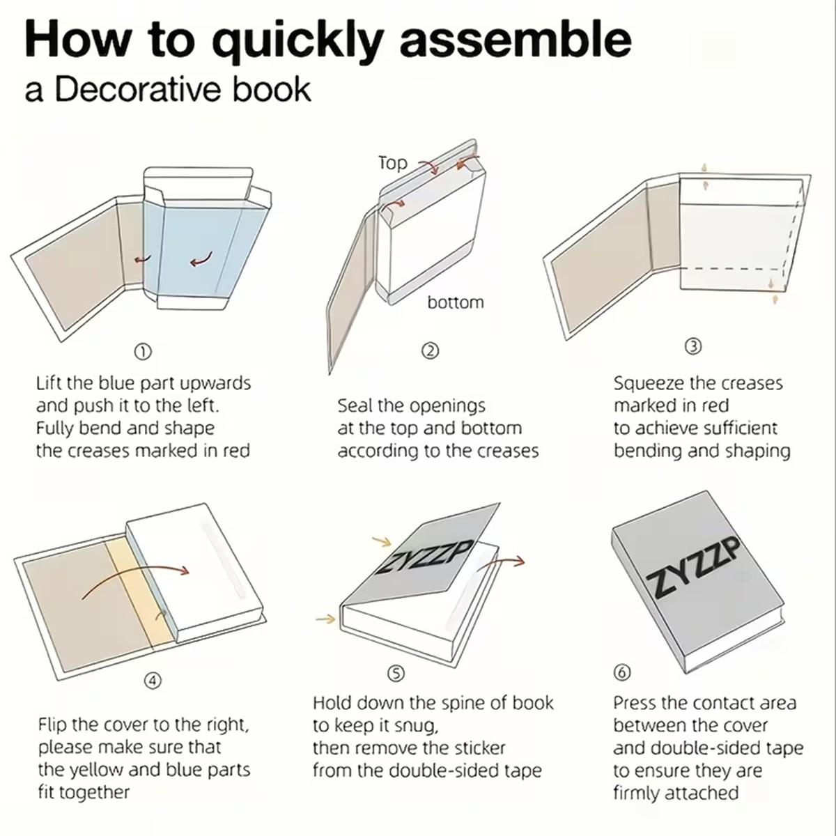 3pcs Simulated Book Decorative Props, Creative Magazine Decoration, Soft Furnishing Accessories, Fashion Photo Booth Essentials