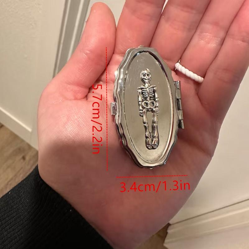 Gothic Skeleton Pill Organizer, Stylish Storage Solution for Pills & Medications, Perfect Gift for Gothic Lovers