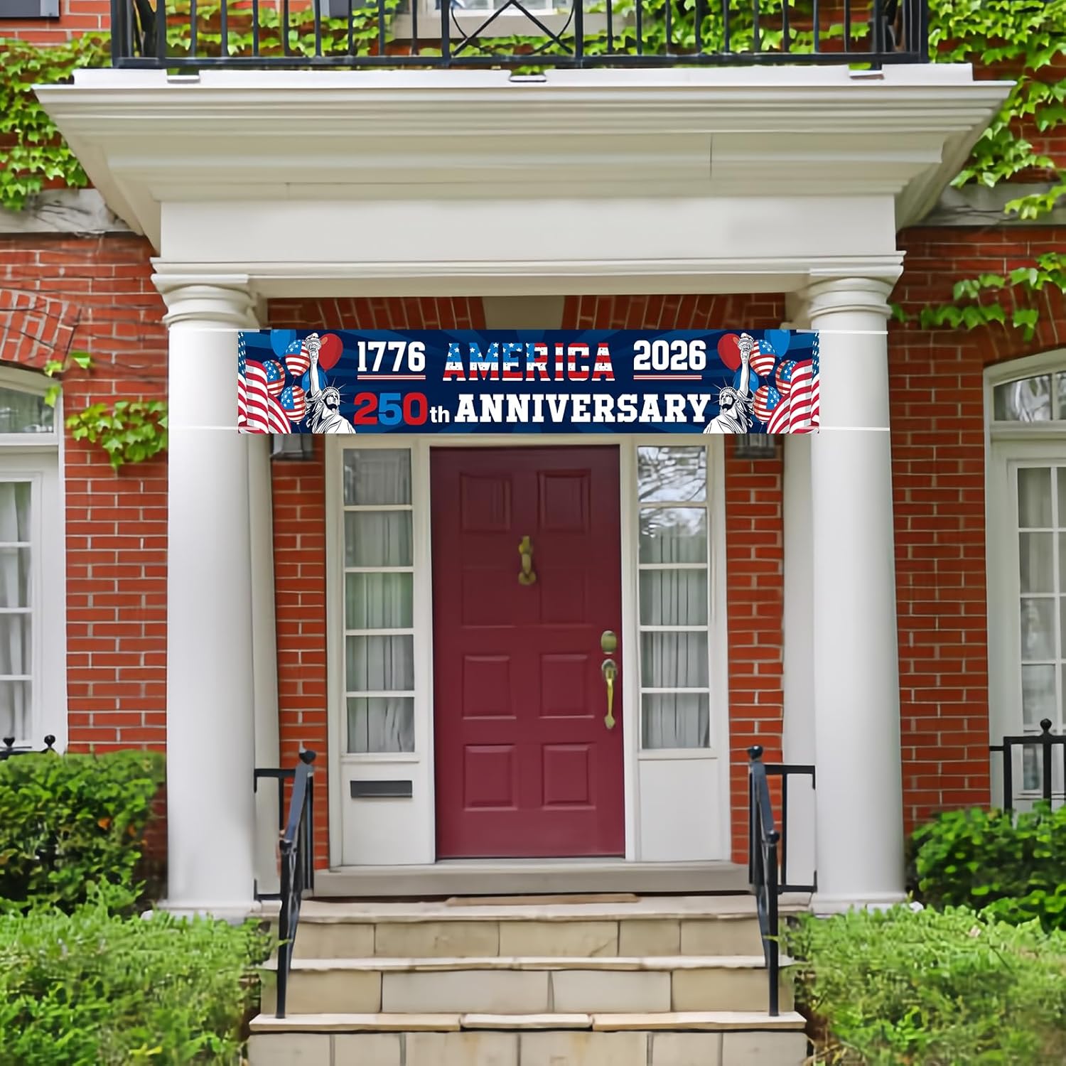 American Flag Eagle Banner, Polyester Material, Patriotic Party Decor, Independence Day Yard Decoration, Ideal Gift for Parties and Holidays