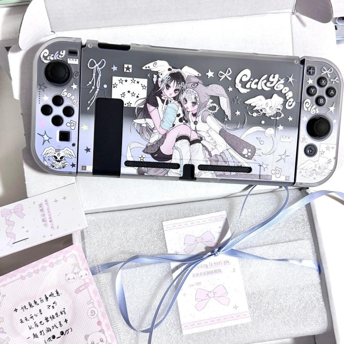 Anime Switch Case for Girl OLED Hard Case for Nintendo Switch2/NS/lite Console Controller Joy-Con Can Be Inserted Into The Dock